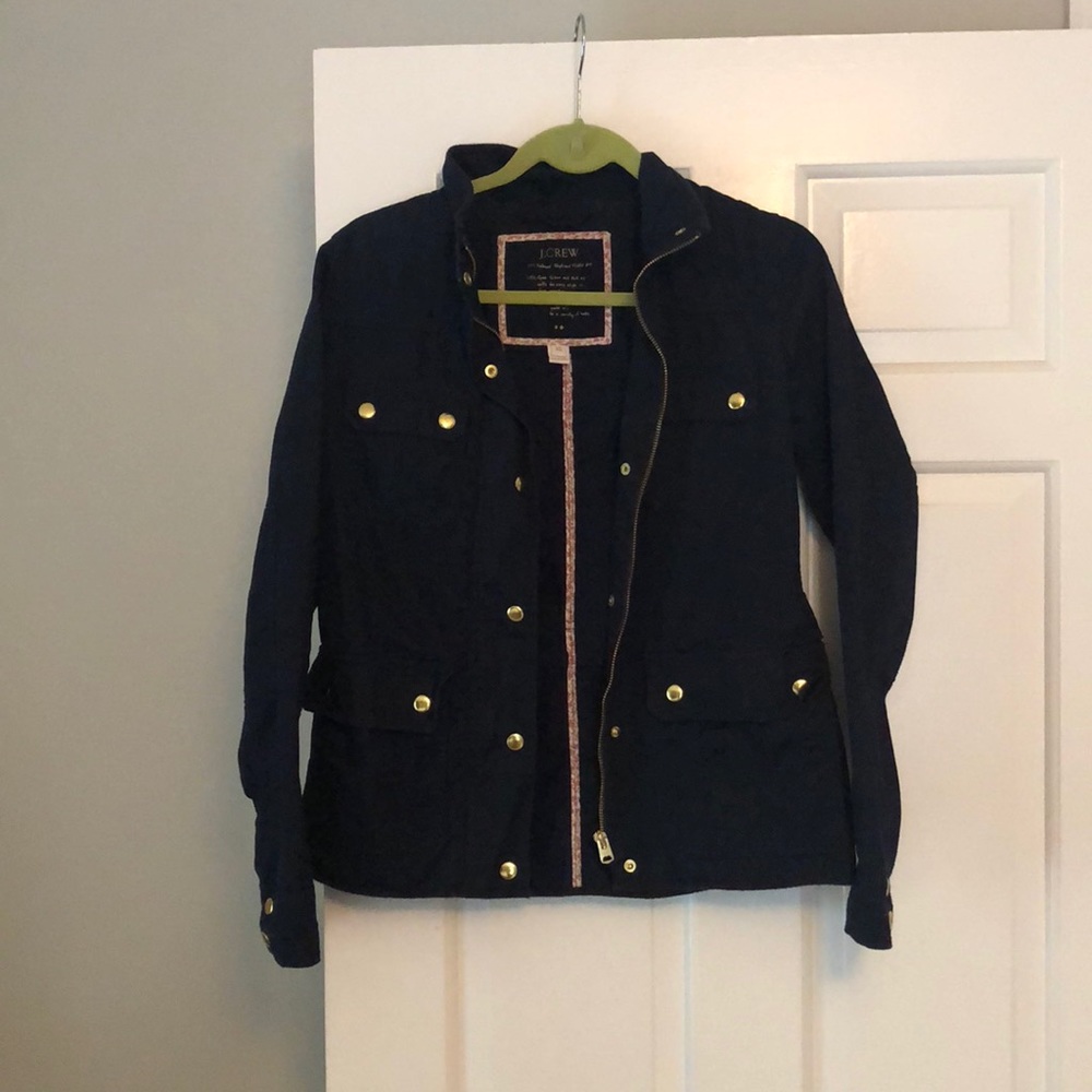 Jcrew woman’s navy field jacket xs